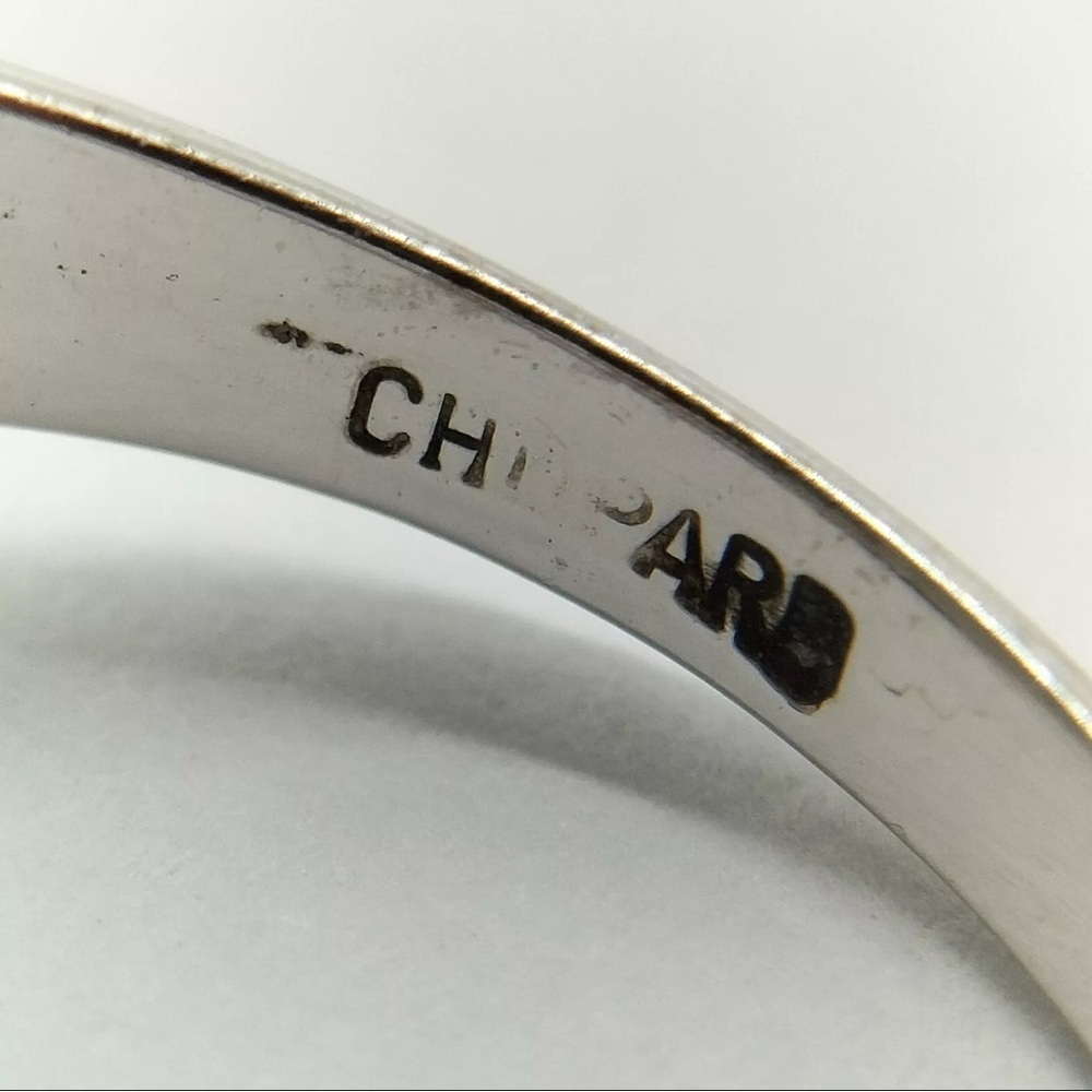 Chopard Ring Happy Diamond White Gold, Diamonds Size 6 5/8. - Picture 5 of 10